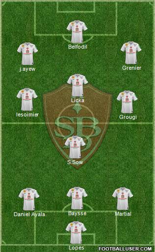 Stade Brestois 29 Formation 2012