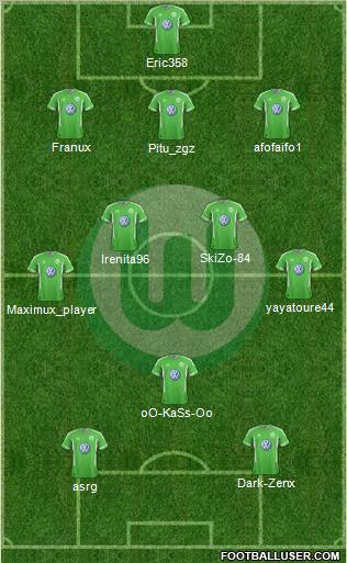 VfL Wolfsburg Formation 2012