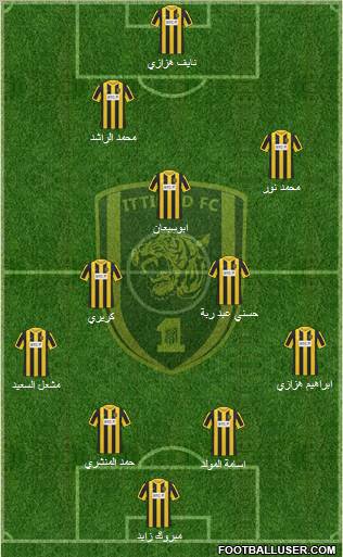 Al-Ittihad (KSA) Formation 2012