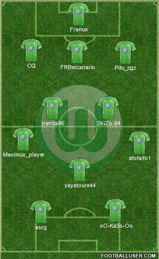 VfL Wolfsburg Formation 2012