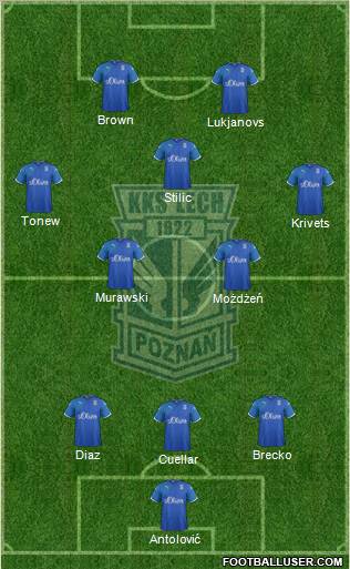 Lech Poznan Formation 2012