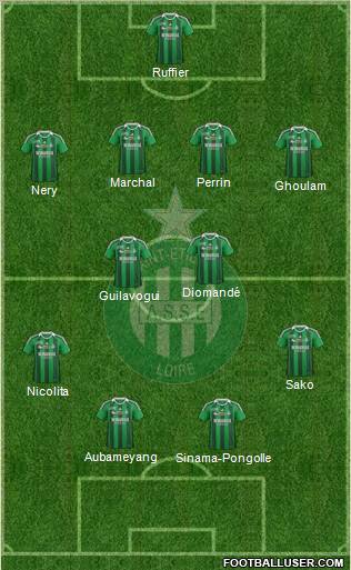 A.S. Saint-Etienne Formation 2012