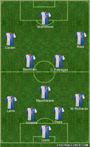 Blackburn Rovers Formation 2012