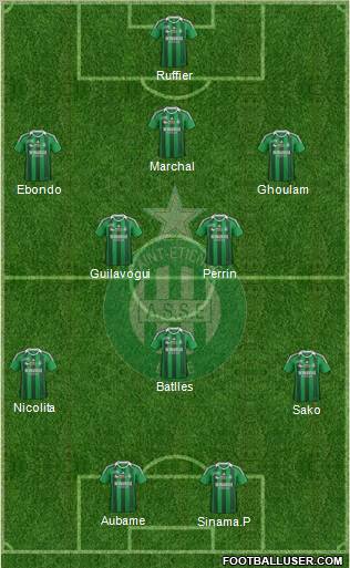 A.S. Saint-Etienne Formation 2012