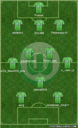 VfL Wolfsburg Formation 2012