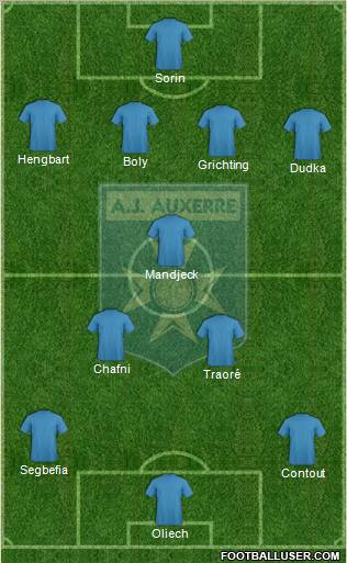 A.J. Auxerre Formation 2012