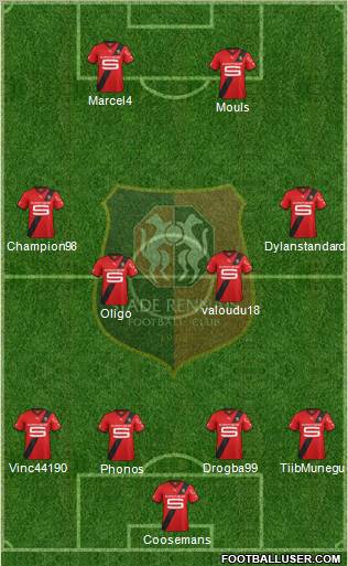 Stade Rennais Football Club Formation 2012