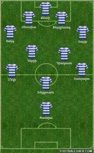 Queens Park Rangers Formation 2012