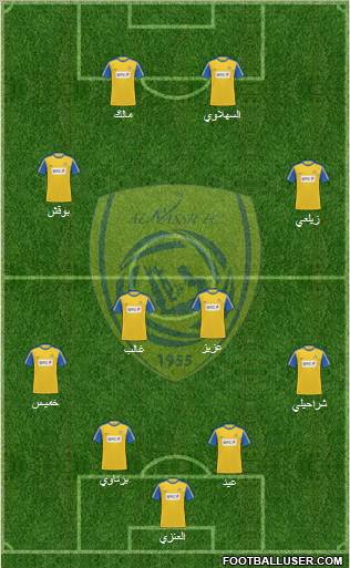 Al-Nassr (KSA) Formation 2012