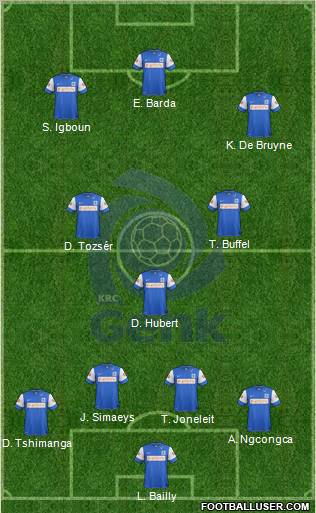 K Racing Club Genk Formation 2012