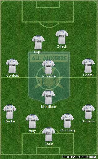 A.J. Auxerre Formation 2012