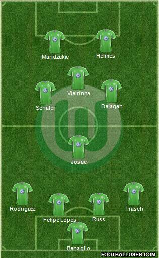 VfL Wolfsburg Formation 2012