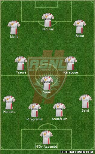 A.S. Nancy Lorraine Formation 2012