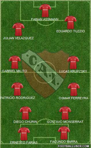 Independiente Formation 2012