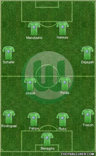 VfL Wolfsburg Formation 2012