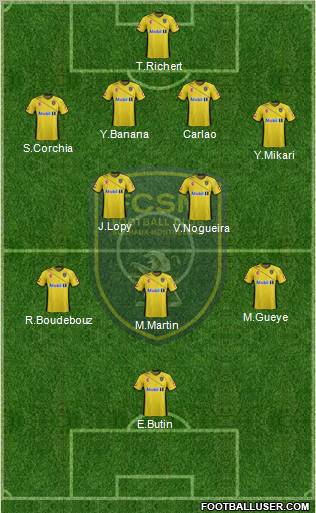 FC Sochaux-Montbéliard Formation 2012