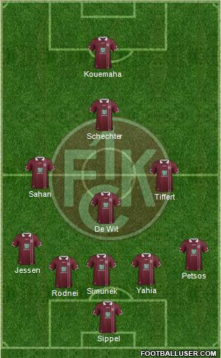 1.FC Kaiserslautern Formation 2012