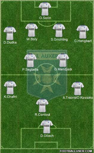 A.J. Auxerre Formation 2012