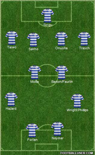 Queens Park Rangers Formation 2012