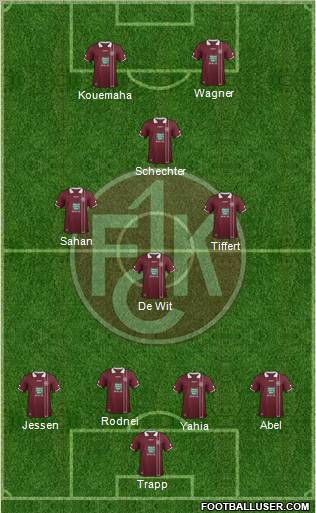 1.FC Kaiserslautern Formation 2012