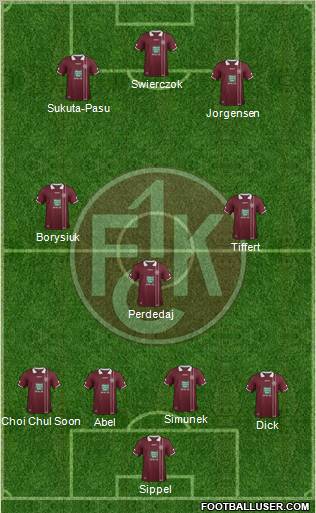 1.FC Kaiserslautern Formation 2012