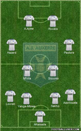 A.J. Auxerre Formation 2012