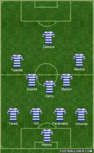 Queens Park Rangers Formation 2012