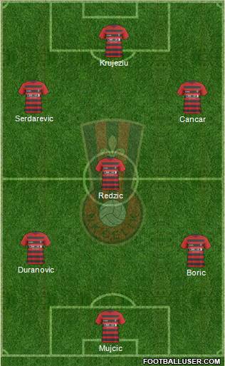 NK Celik Zenica Formation 2012