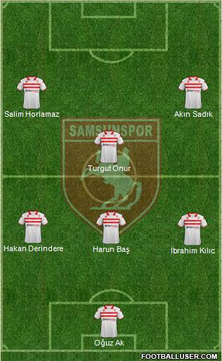 Samsunspor Formation 2012