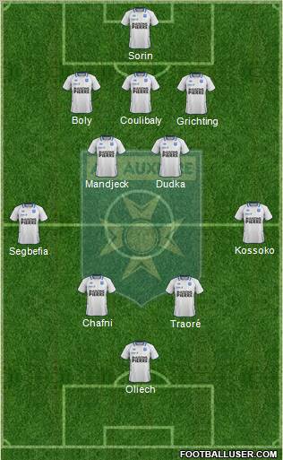 A.J. Auxerre Formation 2012