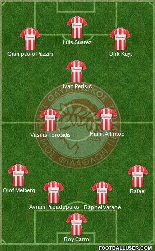 Olympiakos SF Piraeus Formation 2012