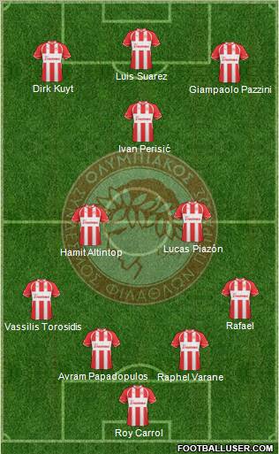 Olympiakos SF Piraeus Formation 2012