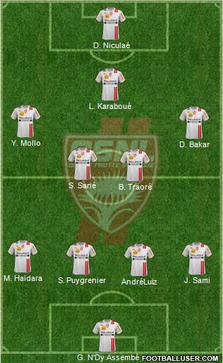 A.S. Nancy Lorraine Formation 2012