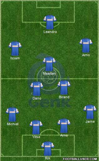 K Racing Club Genk Formation 2012