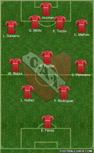 Independiente Formation 2012