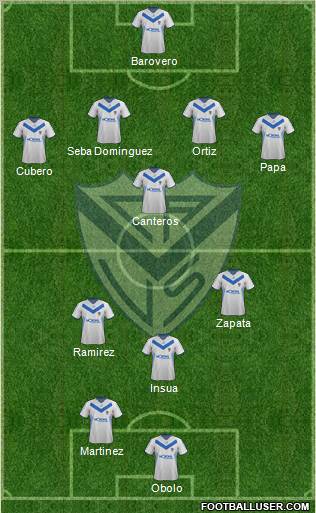 Vélez Sarsfield Formation 2012