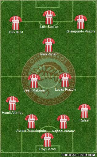 Olympiakos SF Piraeus Formation 2012