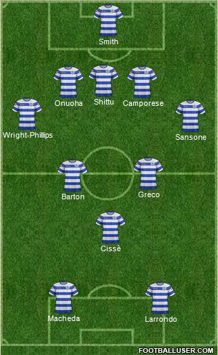 Queens Park Rangers Formation 2012