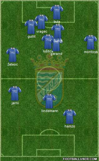 Xerez C.D., S.A.D. Formation 2012