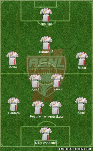 A.S. Nancy Lorraine Formation 2012