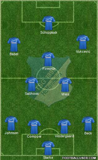 TSG 1899 Hoffenheim Formation 2012