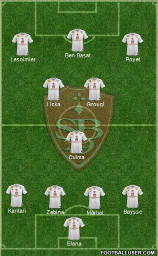 Stade Brestois 29 Formation 2012