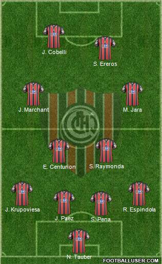 Chacarita Juniors Formation 2012