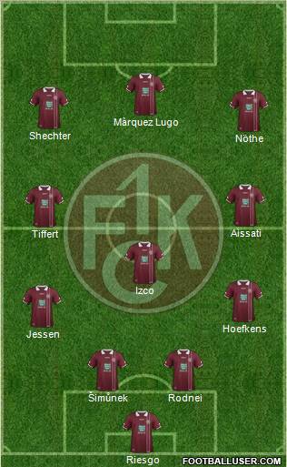 1.FC Kaiserslautern Formation 2012