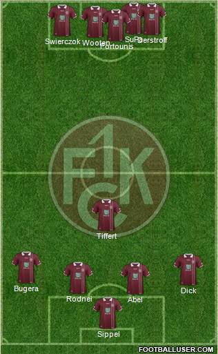 1.FC Kaiserslautern Formation 2012