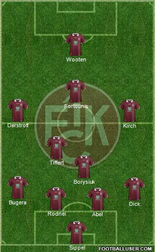 1.FC Kaiserslautern Formation 2012