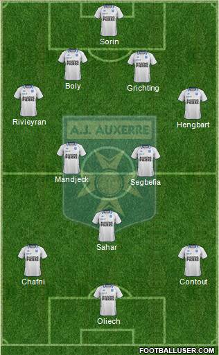 A.J. Auxerre Formation 2012