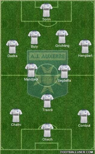 A.J. Auxerre Formation 2012