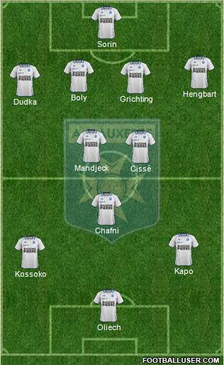 A.J. Auxerre Formation 2012