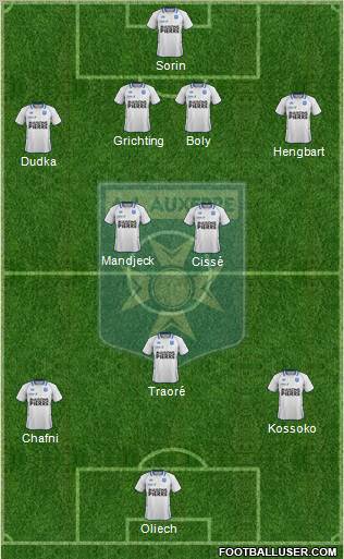 A.J. Auxerre Formation 2012